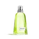Mugler Cologne Eau de Toilette in fresh green rectangular bottle with silver cap on white background
